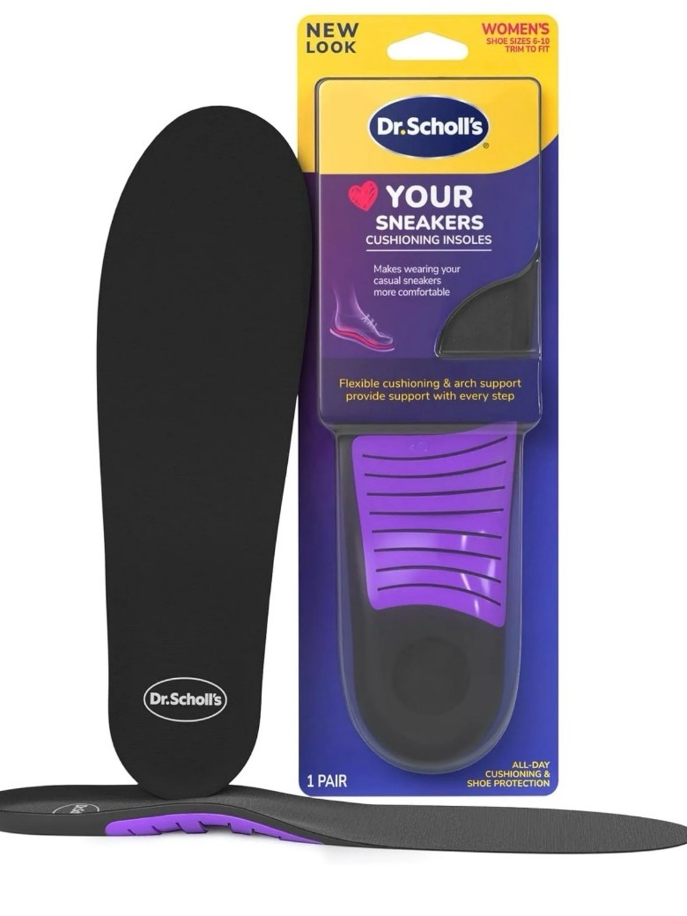 Dr. Scholl's® Love Your SNEAKERS Full Length Foam Insoles, Women Size 6-10